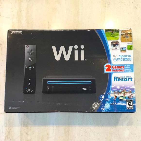 Wii Console New In Box System Nintendo Wii Sports & Wii Sports Resorts Game